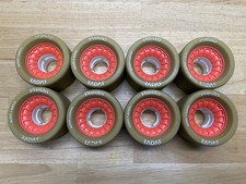 Vintage Radar Presto Roller Skate Wheels Set of 8 62mm x 44mm