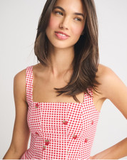 NWT Abercrombie & Fitch A&F Mila Midi Dress
