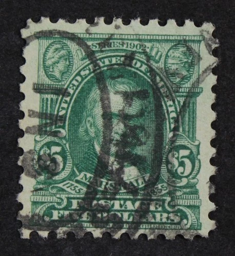 CKStamps: US Stamps Collection Scott#480 $5 Marshall Used