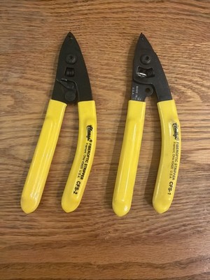 Lot Of 2 CLAUSS Fiber Optic Stripper Model CFS-1 And CFS-2, Used Good Condition