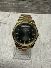 Michael Kors MK6070 gold Tone/WR 3atm/ Stainless Steel Men's Watch, Diamonds 6.2