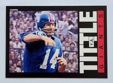 2013 Topps Archives - Y.A. Tittle #65 New York Giants HOF 