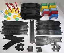 Vintage Gabriel Child Guidance Railroad Train Tracks Lot 50 pieces
