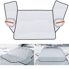 Windshield Cover for Ice and Snow, 4-Layer Waterproof Windproof Foldable Wind...