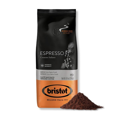 Espresso Cremoso Italiano Ground Coffee   Medium Roast, Rich & Smooth   8.8Oz (2