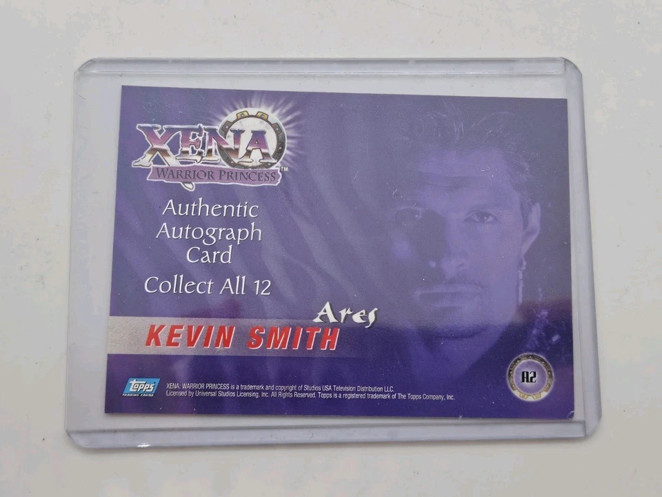 Xena Warrior Princess "Ares" KEVIN SMITH Authentic Autograph Card TOPPS - Image 3 of 4