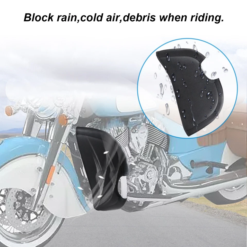 for 2014-23 Indian Chief Chieftain Lower Leg Warmer Highway Crash Bar Cover Bag - Image 3 of 4