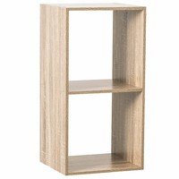 5Five Simply Smart Regal Mix N Modul Naturholz-Optik 2X1, Holzspahn, 34.5X67.5Cm
