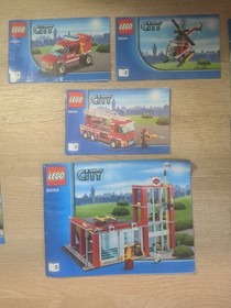 LEGO City Instruction Manuals Lot Of 18 60004 4440 60129 60129 60003 60058 MORE