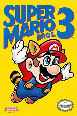 Super Mario Bros. 3 Poster 61 x 91,5 cm