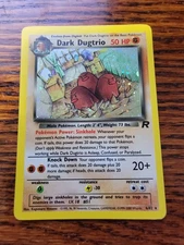 Swirl LP Dark Dugtrio 6/82 Team Rocket Holo