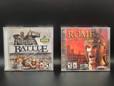 Medieval: Total War Battle Collection PC Game & Rome Total War PC CD-ROM Windows
