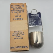 SEARS ROEBUCK CRAFTSMAN Vintage Viscosimeter - Painters Tool #1639-0