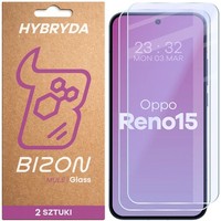 2X Schutzglas FüR Oppo Reno 15 Bizon Displayschutzglas Hybridglas Handyglas Glas