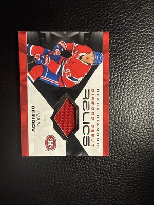 Ivan Demidov Diamond Debut Relics 2025-26 Upper Deck Black Diamond (DP1)