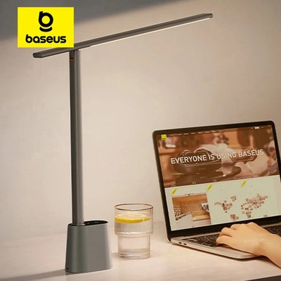 Baseus LED Desk Lamp Eye Protection Study Dimmable Office Light Foldable Table