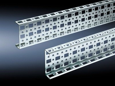 Rittal SZ 4379.000 PS Punched Section without Mounting Flange, 23 x 73 mm, 4 Pcs
