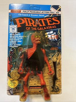Vintage Remco Pirates of the Galaxseas CROSSBONES FIGURE MOTU KO