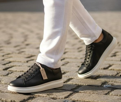 Guess Los Angeles 1981 Herren Sneaker Schuhe Sportschuhe sportlich/Elegant Leder