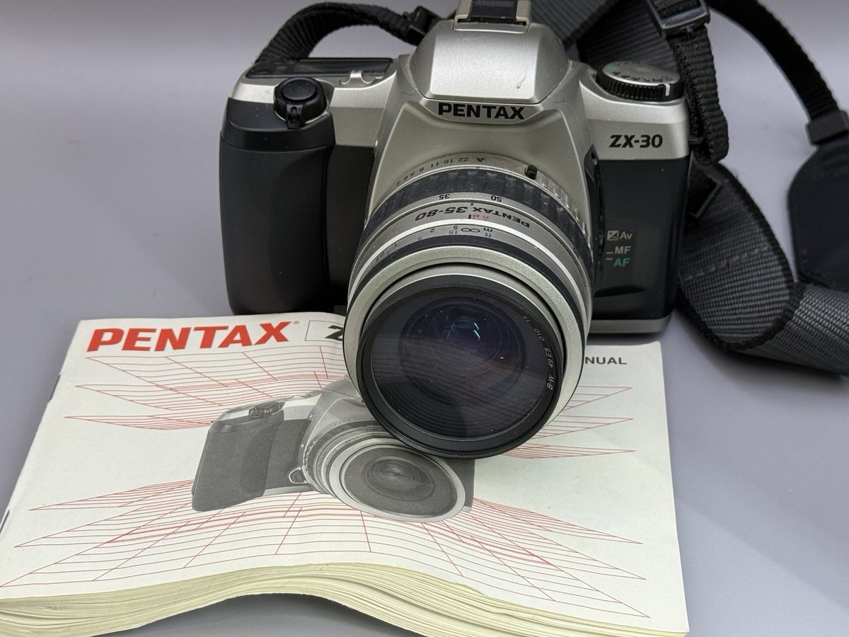 Pentax ZX-30 35mm SLR Film Camera With 35-80mm Lens Built-in Flash
