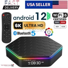2025 Newest T95Z Plus Smart Android 12 TV Box Quad Core 6K 4K HD Stream Player