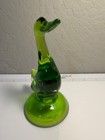 Viking Green Glass Duck Standing Mallard Vintage Statue Figurine 1960s — photo 2