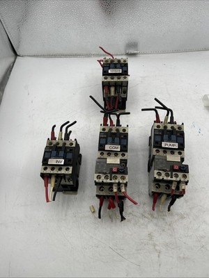 Set Of 4 TELEMECANIQUE LC1-D09-10 & LC1-D18-10 CONTACTOR See Pics
