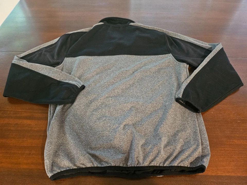 Chaqueta Pullover Marca NFL Indianapolis Colts Para Hombres Mediana Negra Gris Cuarto Cremallera Foto 4 de 4