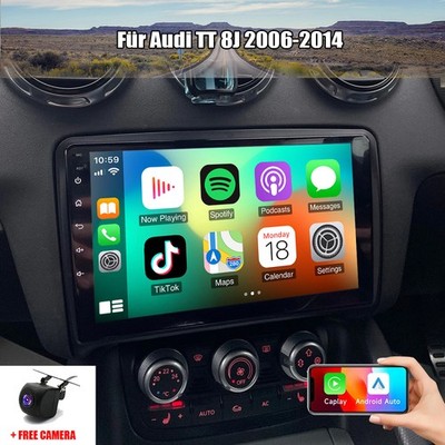 ANDROID 15 AUTORADIO WIRELESS CARPLAY 64G WLAN GPS NAVI FÜR AUDI TT 8J 2006-2014