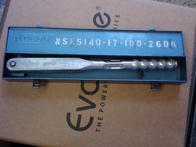 GEDORE RAHSOL DREMOMETER Typ B - Aluminium Drehmomentschlüssel 1/2''  20 - 120 Nm
