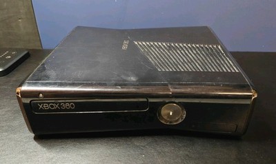 Xbox 360 S Slim Schwarz Model 1439 Microsoft nur Konsole ungetestet Ersatzteile/Reparaturen