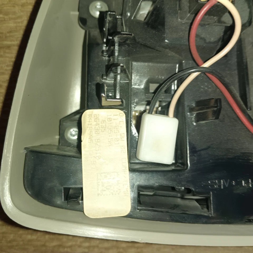 Nissan Xterra Frontier 2002-2004 mapa superior cúpula interior gris claro OEM Foto 4 de 4