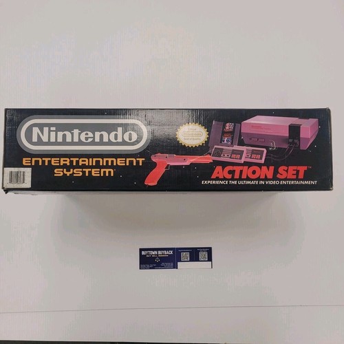 Nintendo NES Action Set Console Complete In Box CIB w. Styrofoam & Inserts - Picture 7 of 20