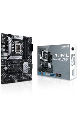 ASUS B660-PLUS D4 - Intel  LGA 1700 Socket B660, Black