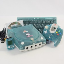 Dreamcast SEGA DC HELLO KITTY BLUE Console HKT-3000 Tested System -NTSC-J- 40676