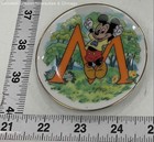 Disney White Multicolor M Alphabet Mickey Mouse Decorative Mini Souvenir — photo 2