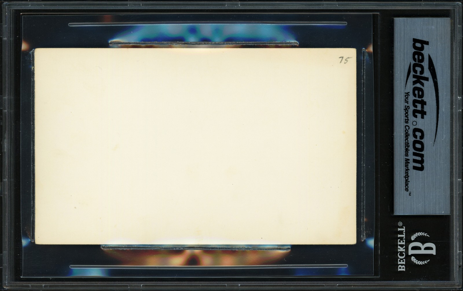 Bronko Nagurski Autographed 3x5 Index Card Chicago Bears Beckett BAS #18284407