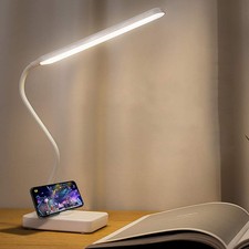 Wireless Desk Lamp Bedside Light, Dimmable Touch Control with 3 Modes, 2200mA...