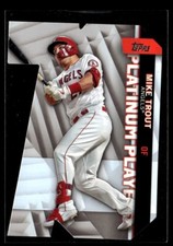 2021 Topps Platinum Players Die Cut Mike Trout Los Angeles Angels #PDC-1