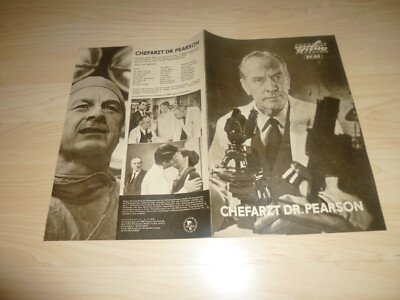 Progress Filmprogramm 94 / 64 - Chefarzt Dr. Pearson - 60er Programmheft Info