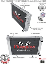Discount Champion 3 Row Dual Pass Universal Crossflow 24" Core Radiator #UN24-DP