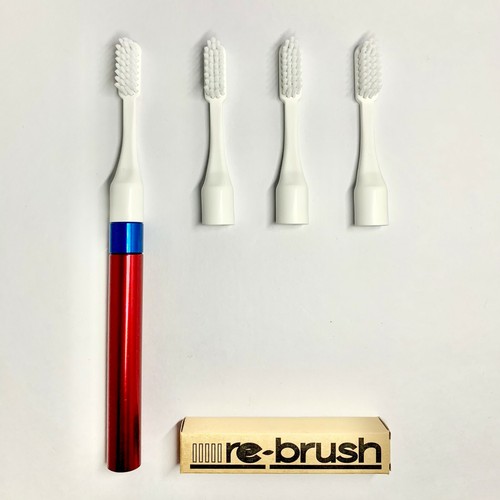 Rebrush - Eco-Friendly Reusable Detachable Bio-degradable PLA Toothbrush (Red) - Picture 7 of 7
