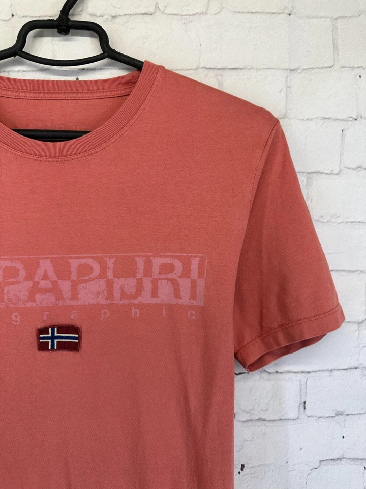 CAMISETA NAPAPIJRI GEOGRAPHIC informal para hombre CAMISETA MAGLIA CAMISETA ORIGINAL TALLA M Foto 4 de 4