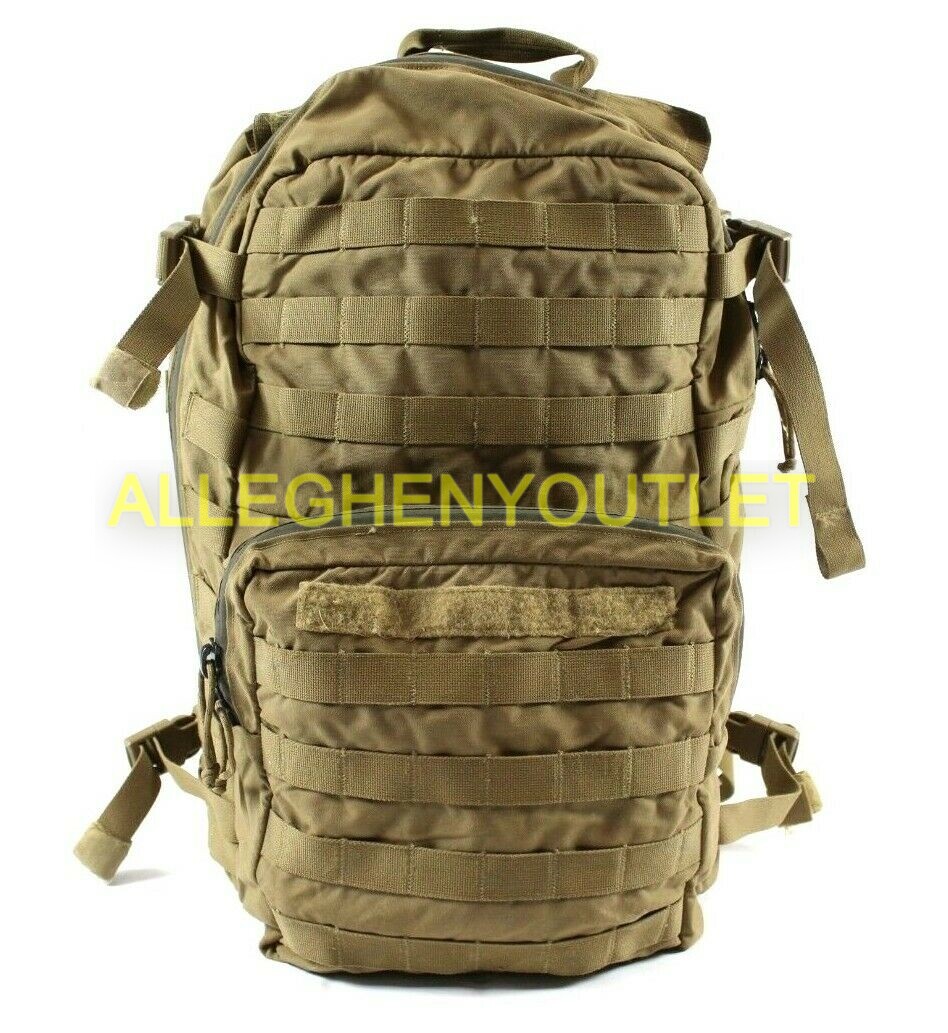 Eagle Industries FILBE ASSAULT PACK Coyote 3 Day Backpack Damaged 