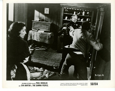 Vintage 8x10 Photo The Gamma People 1956 Paul Douglas Eva Bartok Leslie Phillips