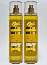 2 Bath  Body Works ICED LEMON POUND CAKE Fine Fragrance Mist Body Spray 8 oz