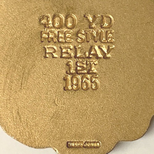 NORTHERN INTERCOLLEGIATE CONFERENCE FREE STYLE SWIMMING MEDAL 1965 - Picture 4 of 4
