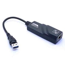 USB 3.0 to 10/100/1000 Mbps Gigabit RJ45 Ethernet Network LAN Adapter for PC Mac