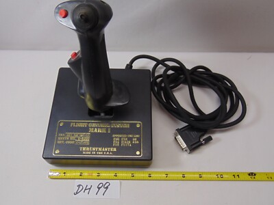Vintage Thrustmaster MARK I 1 CONTROLLER Flight Control System Joystick