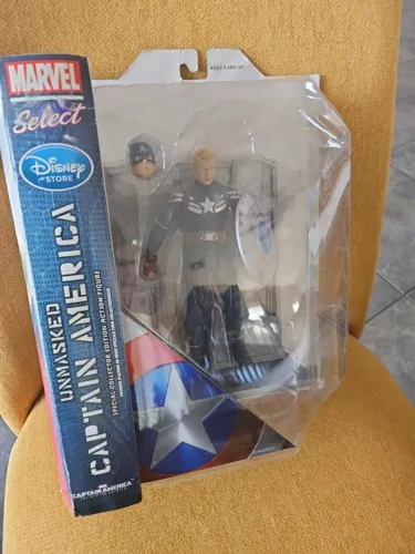 Figura Soldado de Invierno Capitán América Enmascarado Marvel Select Disney Store ¡NUEVA!